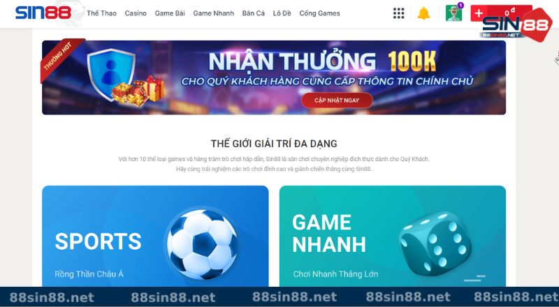 Phân biệt điểm khác nhau của app Sin88